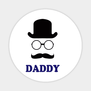 Daddy - Little Man Mustache Magnet